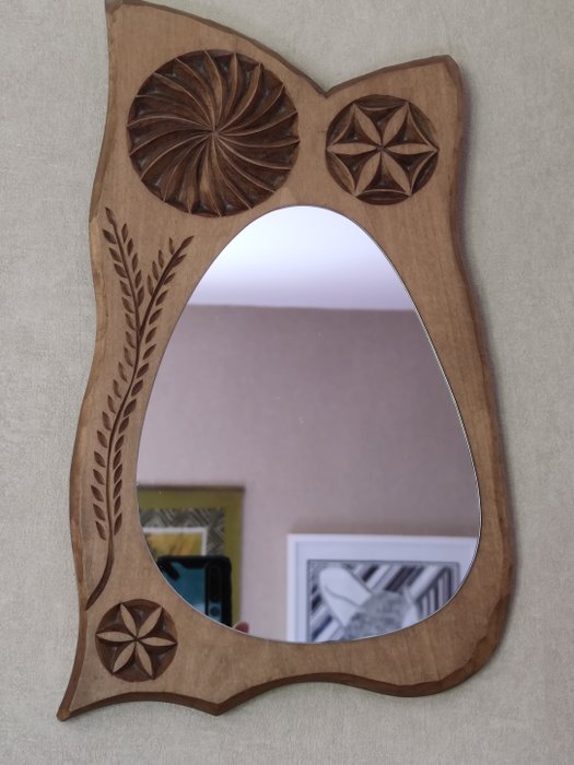 镜子  - 木
