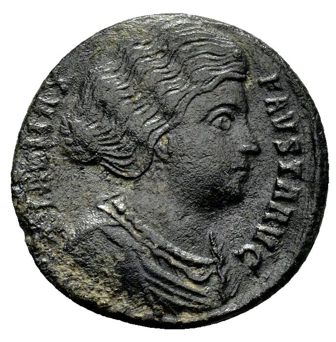 羅馬帝國. Fausta (Augusta, AD 324-326). Æ3 326 AD struck at Rome  -rare-