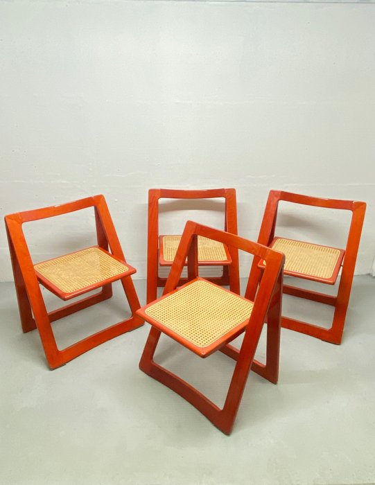 Bazzani - Aldo Jacober, Pierangela d'Aniello - Összecsukható szék (4) - Trieszt - Fa