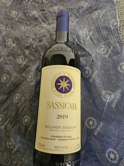 2019 Tenuta San Guido Sassicaia - Supertoscanare - 1 Flaska (0,75 l)