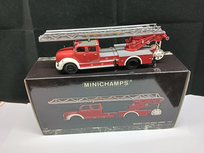 MiniChamps 1:43 - 模型車 - Magirus S 6500 - 宋體天梯 1955