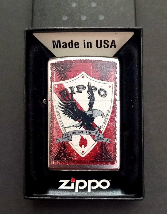 Zippo - 芝宝, Aguila USA Año 2014 Mes Noviembre - 打火机 - 钢材（不锈钢）
