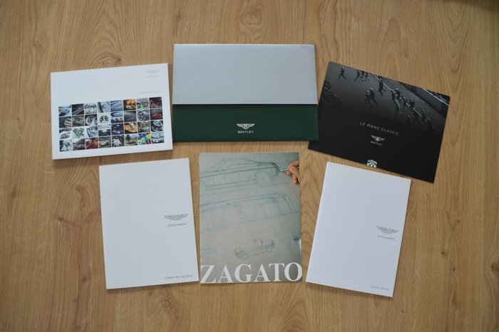 Brochure - Lamborghini - Aston Martin V12 Zagato, One-77, Bentley Continental GT catalogue brochure prospekt folder depliant