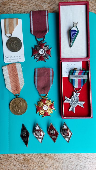 Polen - Medalje - Military medals and Badges