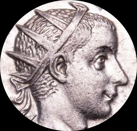 羅馬帝國. 戈爾迪安三世 (AD 238-244). Antoninianus Minted in Rome in 239 A.D. ROMAE AETERNAE, Roma seated left on shield, holding Victory and spear.