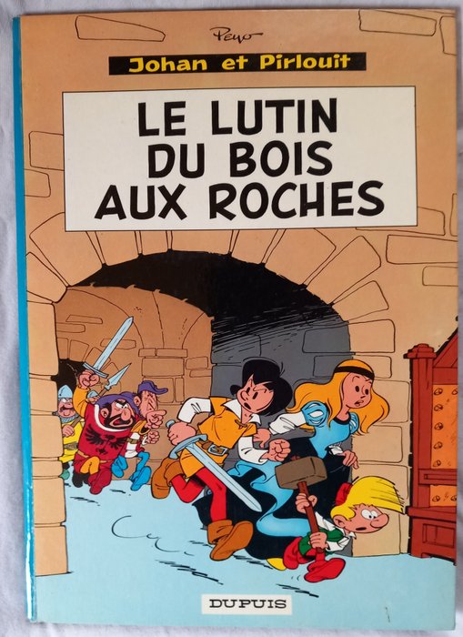 Johan et Pirlouit T3 - Le Lutin du Bois aux Roches - C - 1 Album - Reimpresión - 1967