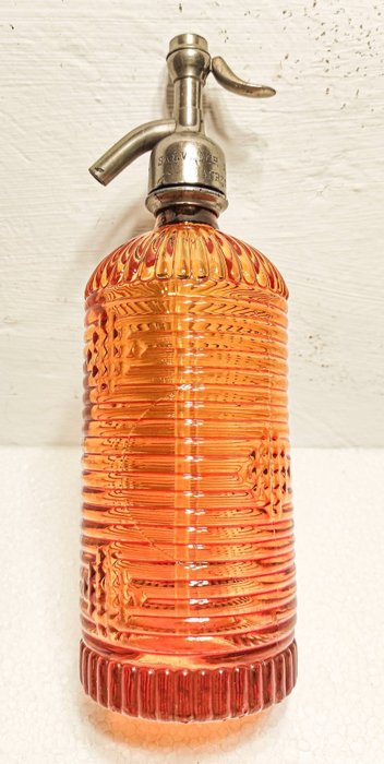 Modelo "Gremial" en Naranja y Grifo de Plomo - 1 Litro - 虹吸瓶