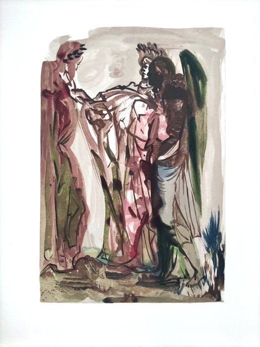 Salvador Dali (1904-1989) - The Purgatory, Canto 11 - The Proud Ones