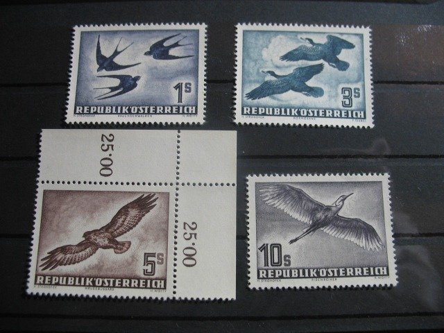 Østerrike  - Østerrike fugler MiNo. 984-987 postfrisk