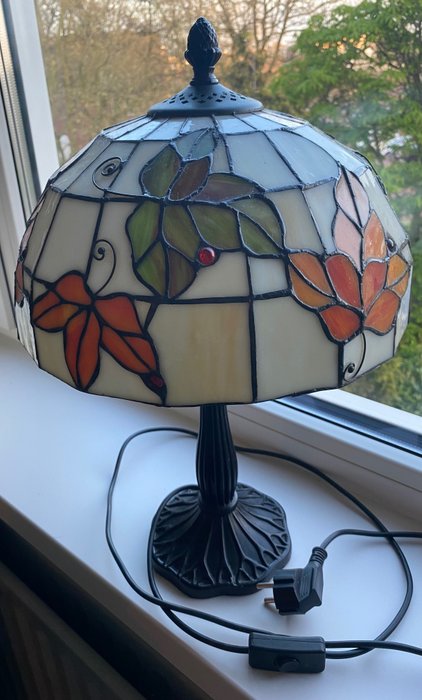 Tiffany-stijl - Lampe de table - Vitrail