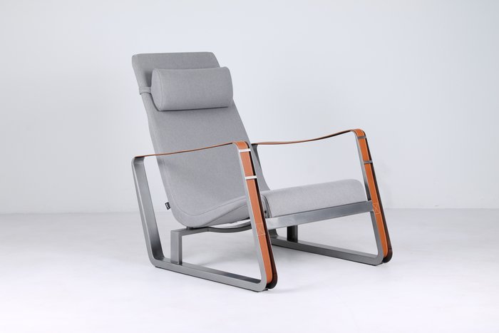Vitra - Jean Prouvé - 扶手椅子 - Cité 限量 RAW 版 - 皮革, 钢, 泡沫、织物