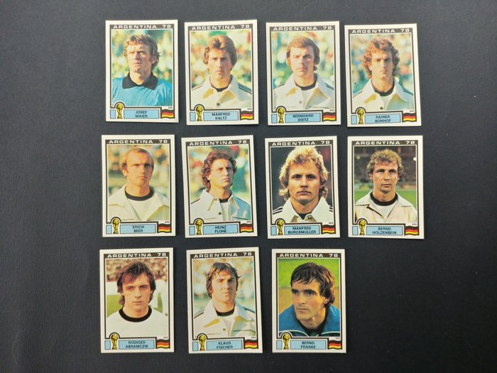 Panini - World Cup Argentina 78 - Germania - 11 Loose stickers
