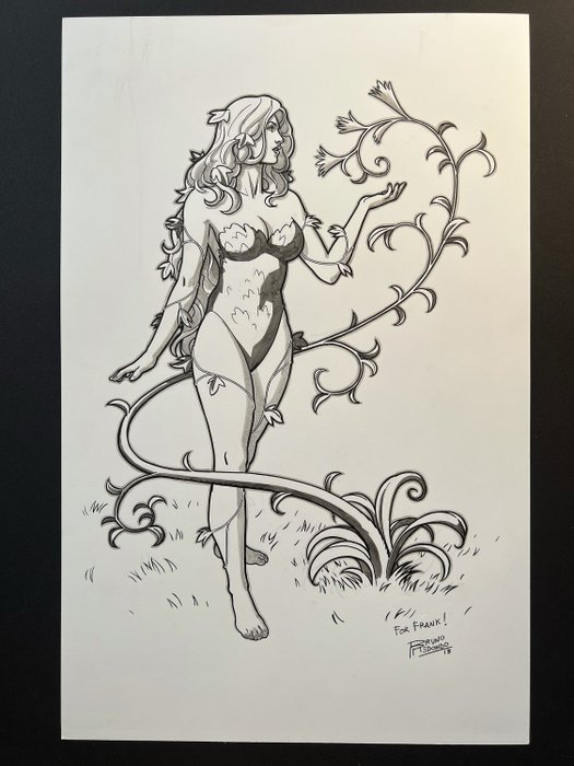Bruno Redondo - 1 Original drawing - Poison Ivy schöne Auftragszeichnung - 2013