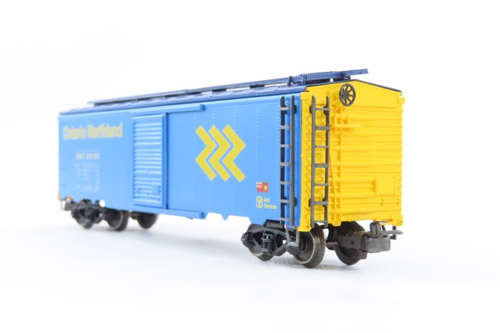 Märklin H0 - 4776 - Modellbahn-Güterwagen (1) - Vierachsiger gedeckter Güterwagen „Ontario Northland“, blau