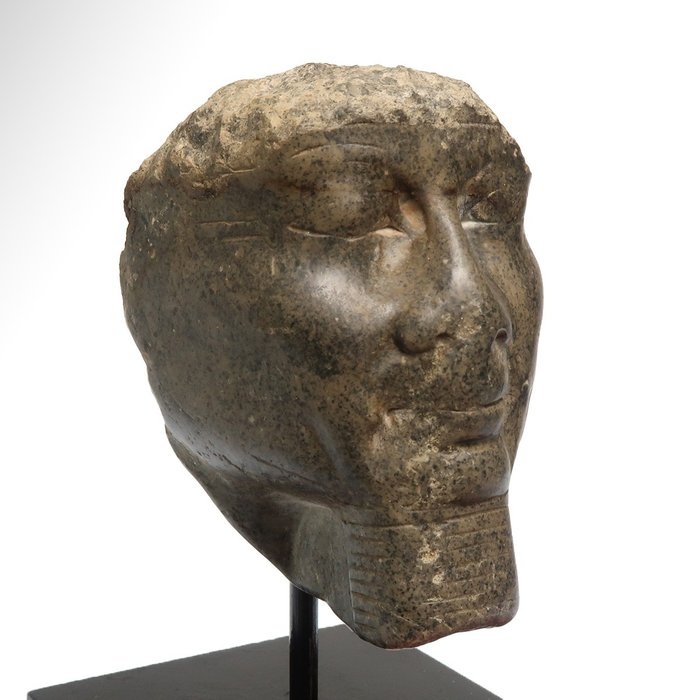 Forntida Egypten Stengodslera Faraos huvud