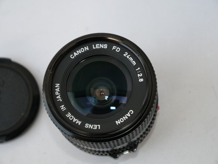 Canon FD 24mm 1:2.8 Seriennummer 86001 New Version mit Originalverpackung Analóg fényképezőgép