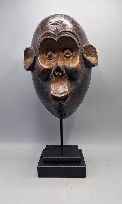 GBEKRE 猴子精灵面具 - 鲍勒 - 象牙海岸  (没有保留价)