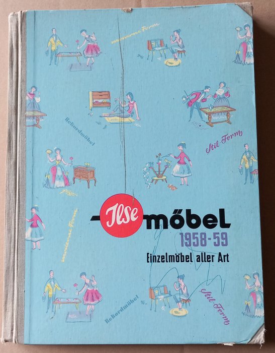 Ilse Möbel - Design 1950’s. Catalogue Ilse Möbel 1958-59 (Meubles individuels de toutes sortes, lampes) - 1958