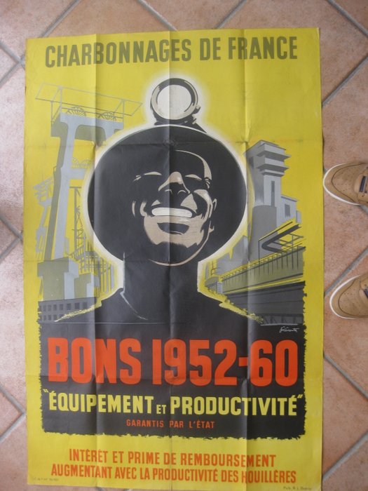 Lecentes - Charbonnages de France emprunt 1952 - 1950er Jahre