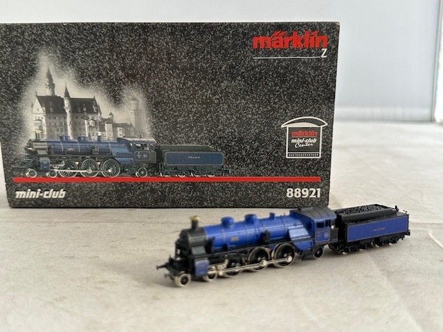 Märklin Z轨 - 88921 - 带煤水车的蒸汽机车 (1) - S3/6系列 - K.Bay.Sts.B