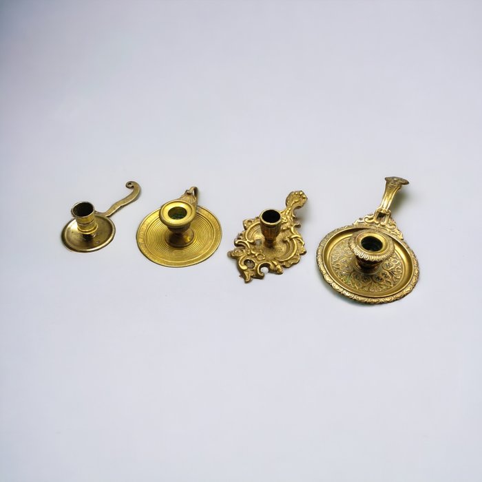 燭台 - 青銅和黃銅