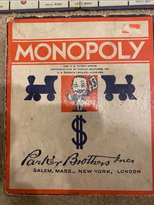 Επιτραπέζιο παιχνίδι - Monopoly Parker Brothers 1935 - Άλλο