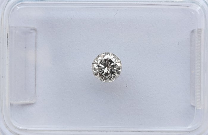 鑽石 - 0.23 ct - 圓形 - I(極微黃、正面看為白色) - VS2, No Reserve Price