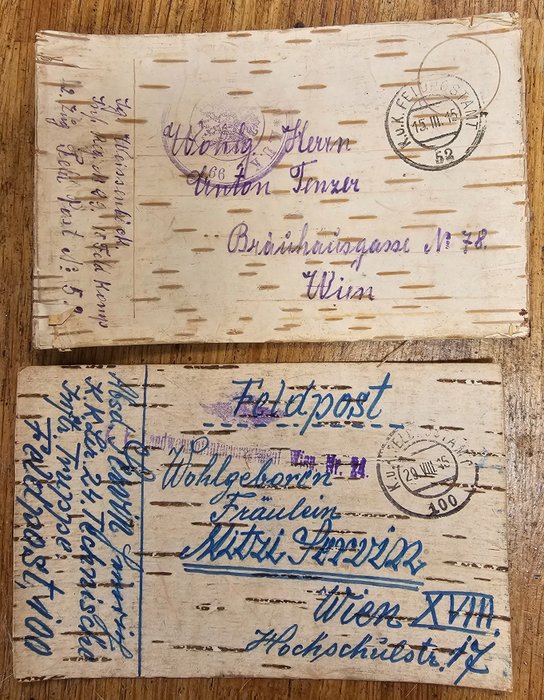 Áustria - Militar - Postal (2) - 1915-1915