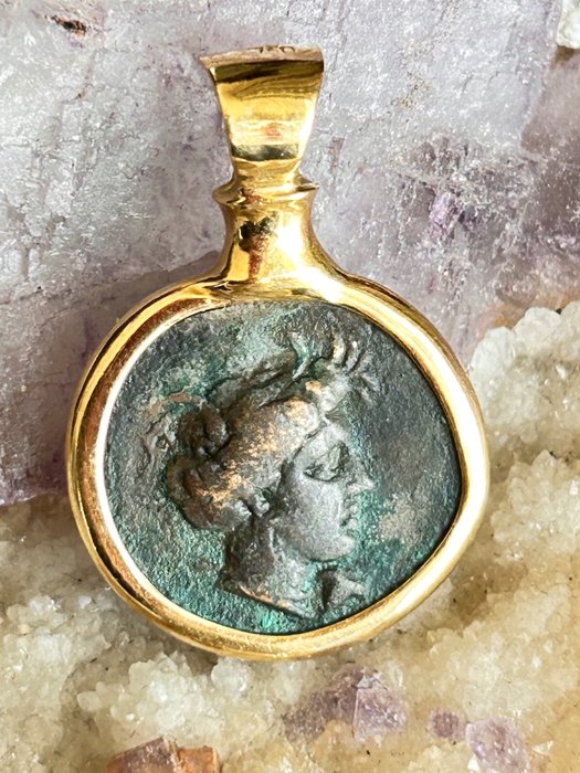 No Reserve Price - Coin pendant - 18 kt. Yellow gold 