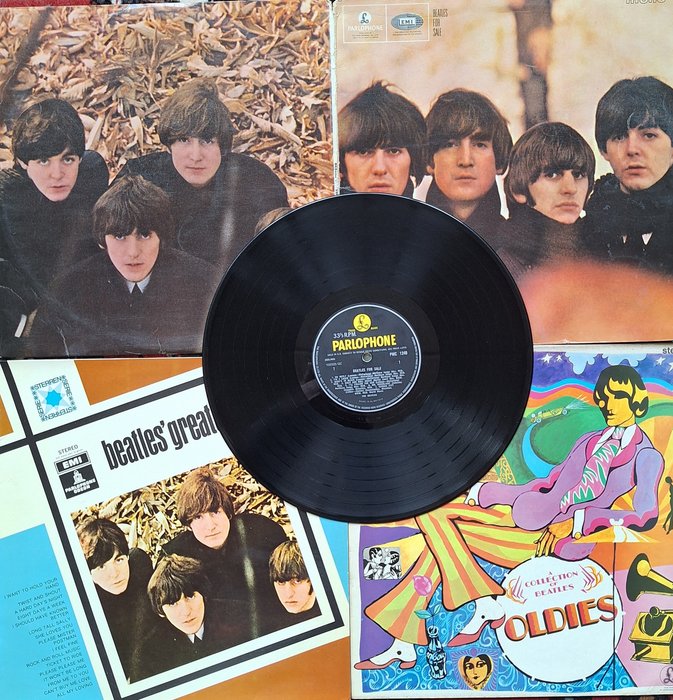 甲壳虫乐队 - Beatles For Sale UK Mono, Oldies But Goldies, Greatest Holland comp. - 多个标题 - 黑胶唱片 - 1st Mono pressing - 1964