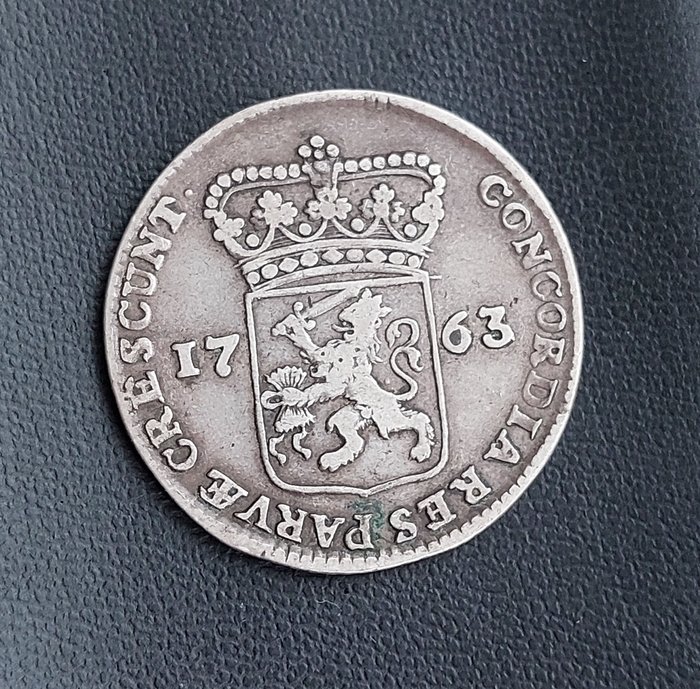 Países Baixos, Zeeland. 1/2 Ducat 1763  (Sem preço de reserva)