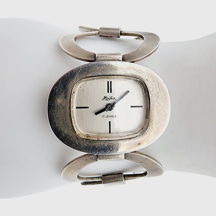 Ohne Mindestpreis - Heika, 17 Jewels, ca. 1970s - Armband Silber 
