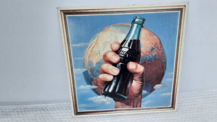 coca cola - 广告标牌 - 金属