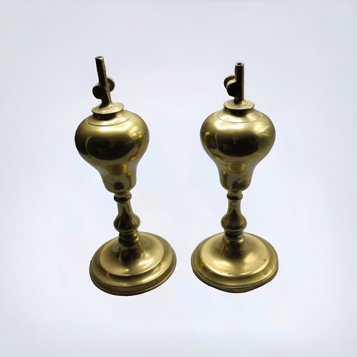 Oil lamp - Gardon - Brass