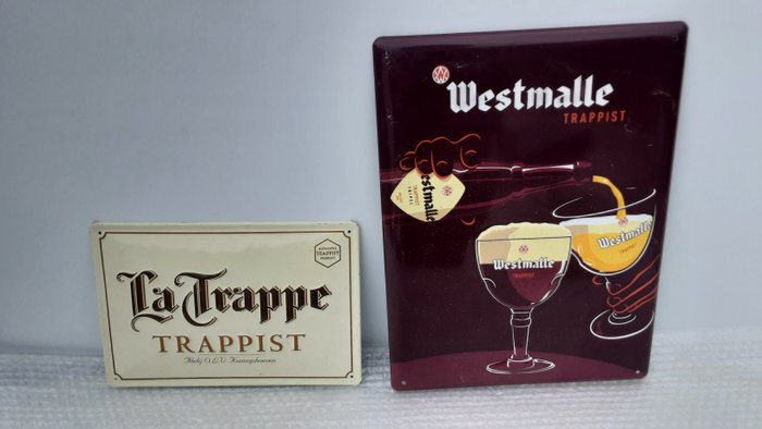 La Trappe  -  westmalle - Markedsføringstegn (2) - metall
