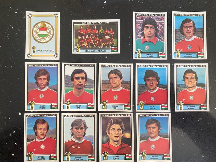 Panini - Équipe  Hongrie World Cup Argentine 1978 #25 - 13 Sticker
