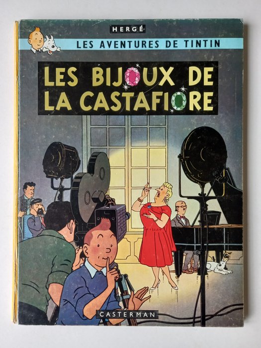 Tintin T21 - Les Bijoux de La Castafiore (B34) - C - 1 Album - Pierwsze Wydanie - 1963