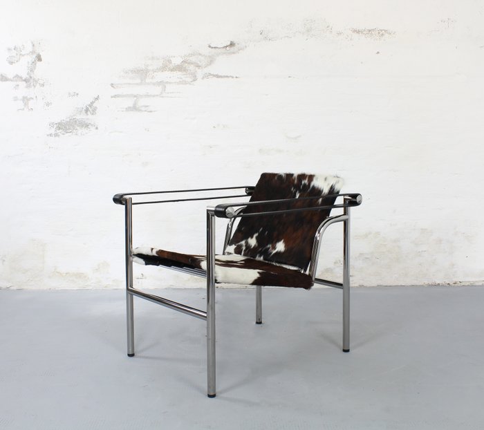 Cassina - Le Corbusier, otte Perriand - 扶手椅子 (1) - LC1 - 皮革, 钢