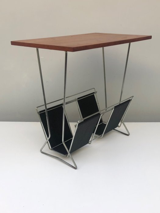 Side table - Steel, Wood