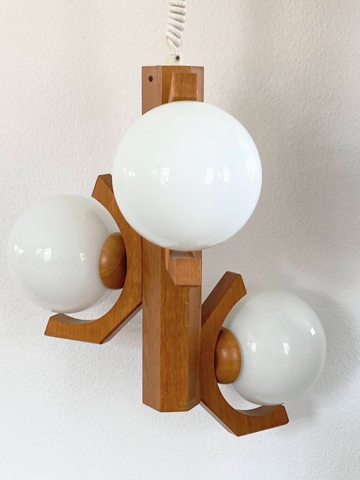 Bony Design - Lamp - Glas, Hout