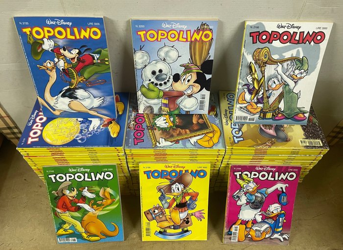 Topolino 2101/2200 - Sequenza completa - 100 Comic - Erstausgabe - 1996/1998