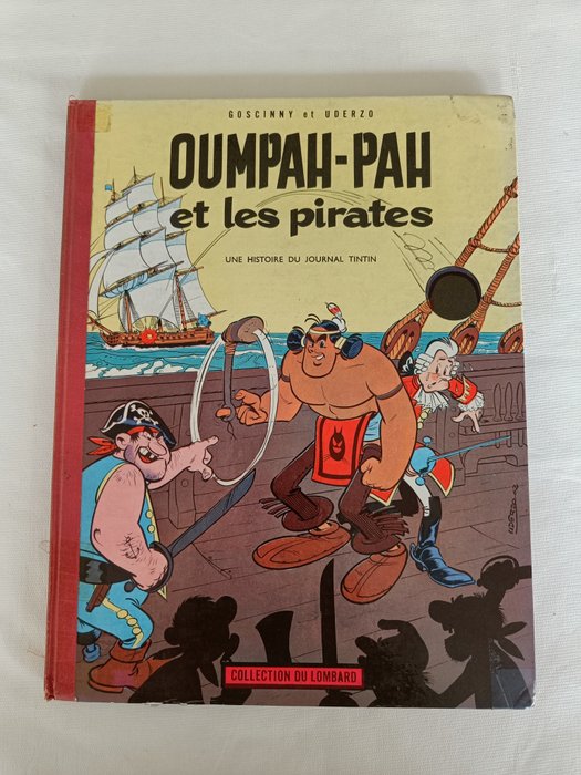 Oumpah-Pah T2 - Oumpah-Pah et les pirates - C - 1 Album - Første belgiske udgave - 1962