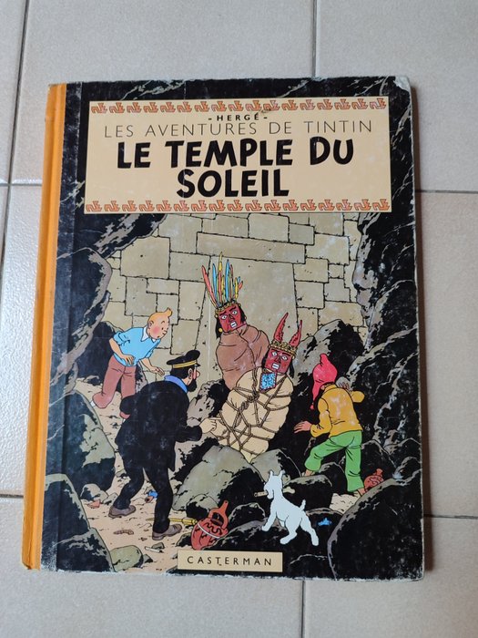 Tintin T14 - Le temple du soleil (B3) - C - 1 Album - Første utgave - 1949