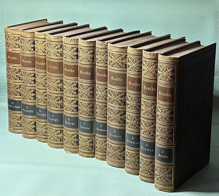 Heinrich Burg in Meyer's classic edition - Johann Wolfgang von Goethe collection - 1900