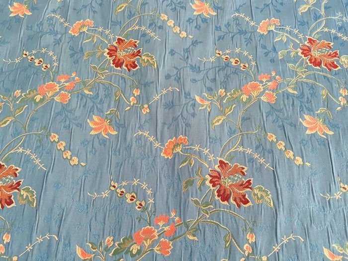 Preciosa tela estilo San Leucio - 300 x 280 cm - Tejido de tapicería