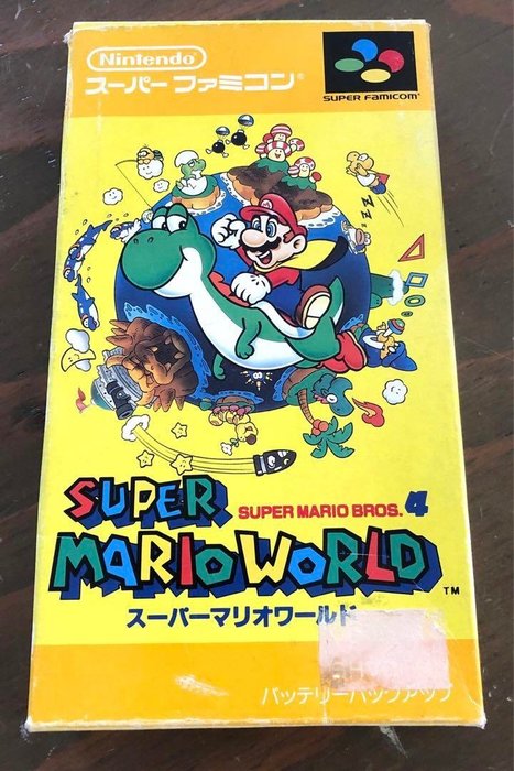 Nintendo - Super Famicom - Super mario world - classic in original box and manual,Good condition. - Gra wideo (1) - W oryginalnym pudełku