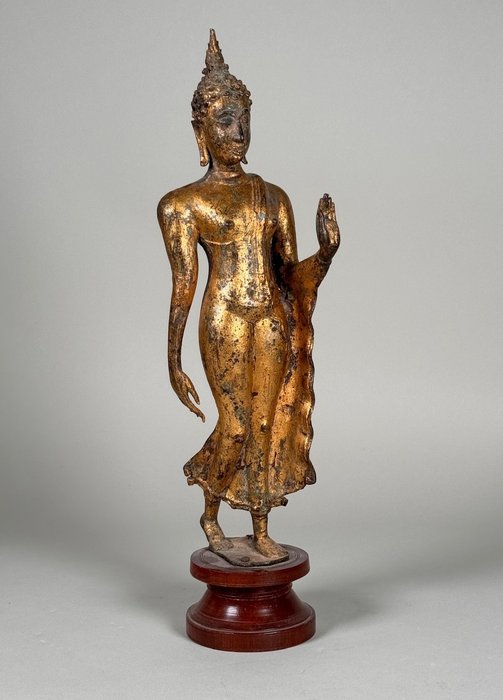 小雕像 - A fine Thailand, Sukhothai, - 青銅色 - 泰國