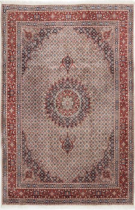 Oryginalny perski dywan Moud z wełny góralskiej - Dywan - 308 cm - 208 cm