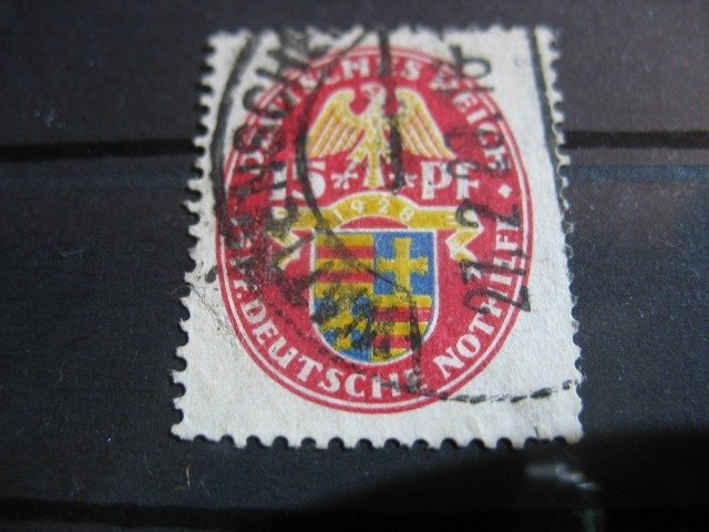 German Empire  - No. 427x stamped with tear