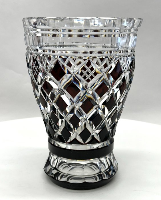 Val Saint Lambert - Art Deco - Vase  - Cristal